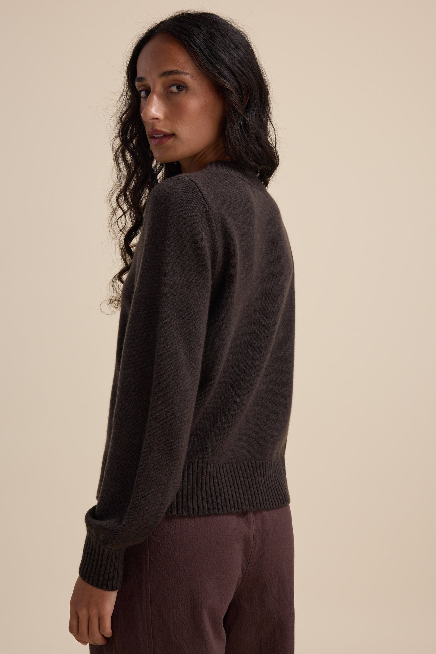 Elementary Cashmere Blend Crew Neck Sweater