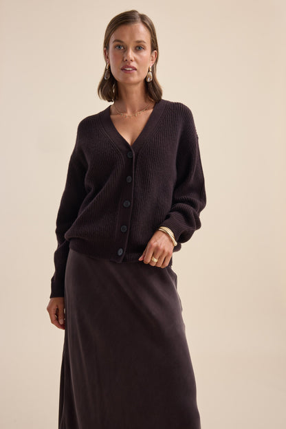 Elementary Cashmere Blend Cardigan