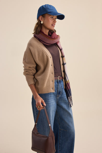 Elementary Cashmere Blend Cardigan