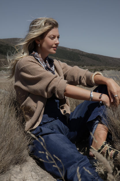 Elementary Cashmere Blend Cardigan