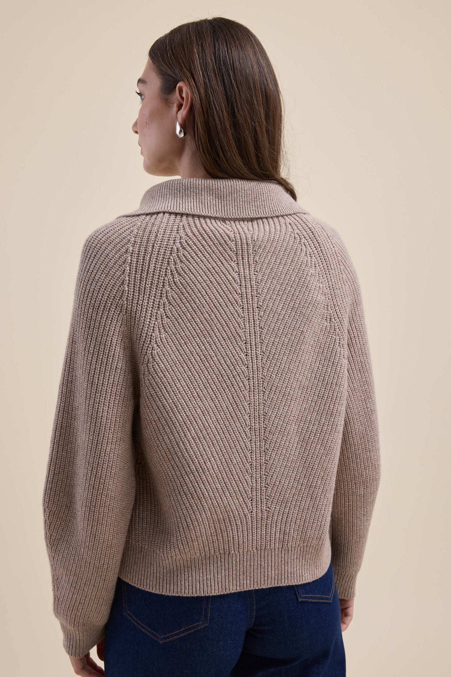 Elementary Collar Detail Cardigan