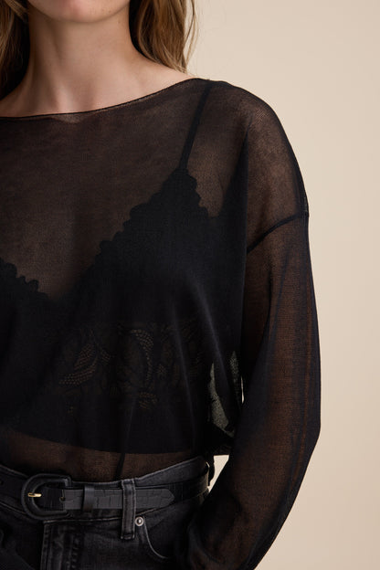 Addie Sheer Knitted Top