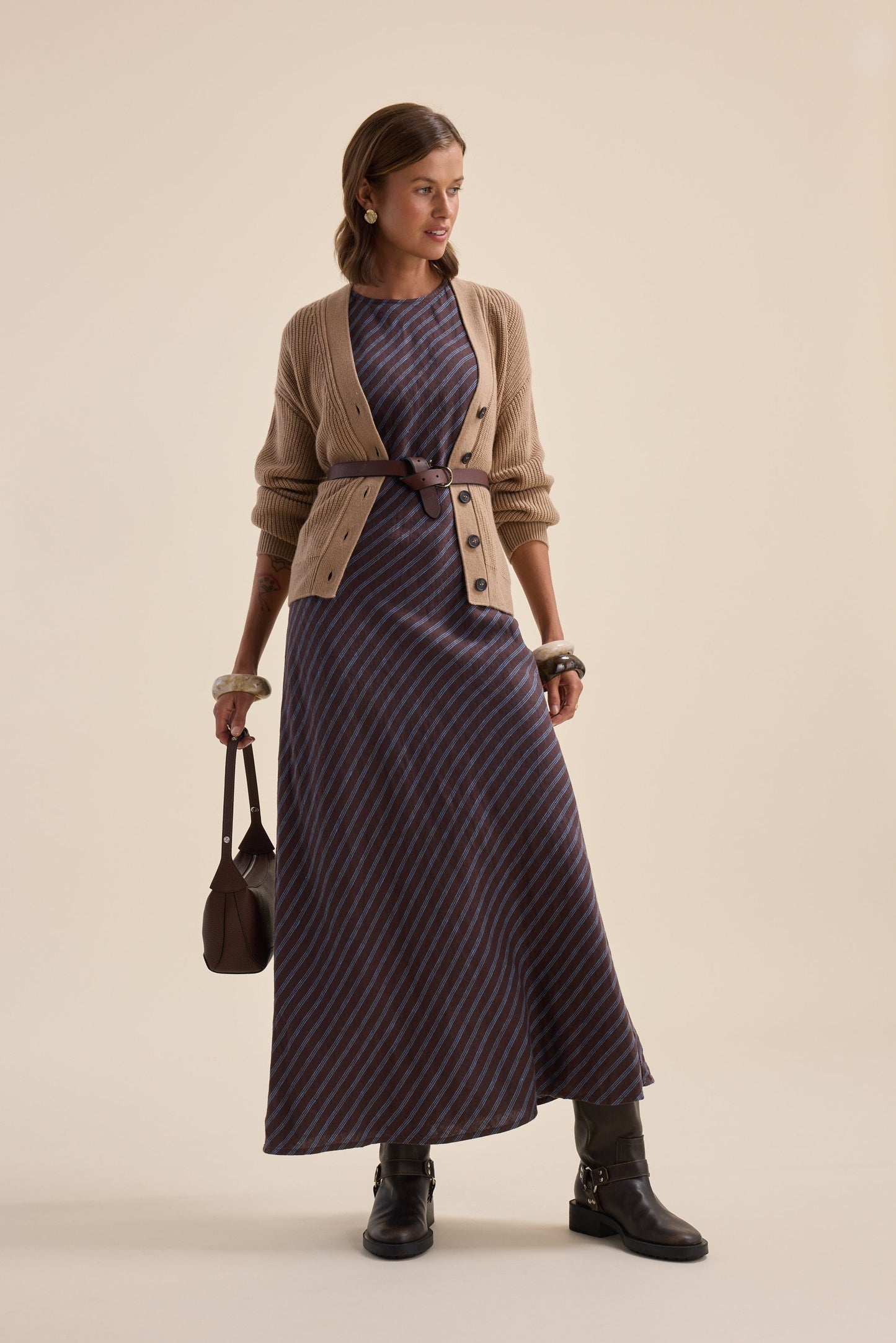 Athena Bias Cut Dress