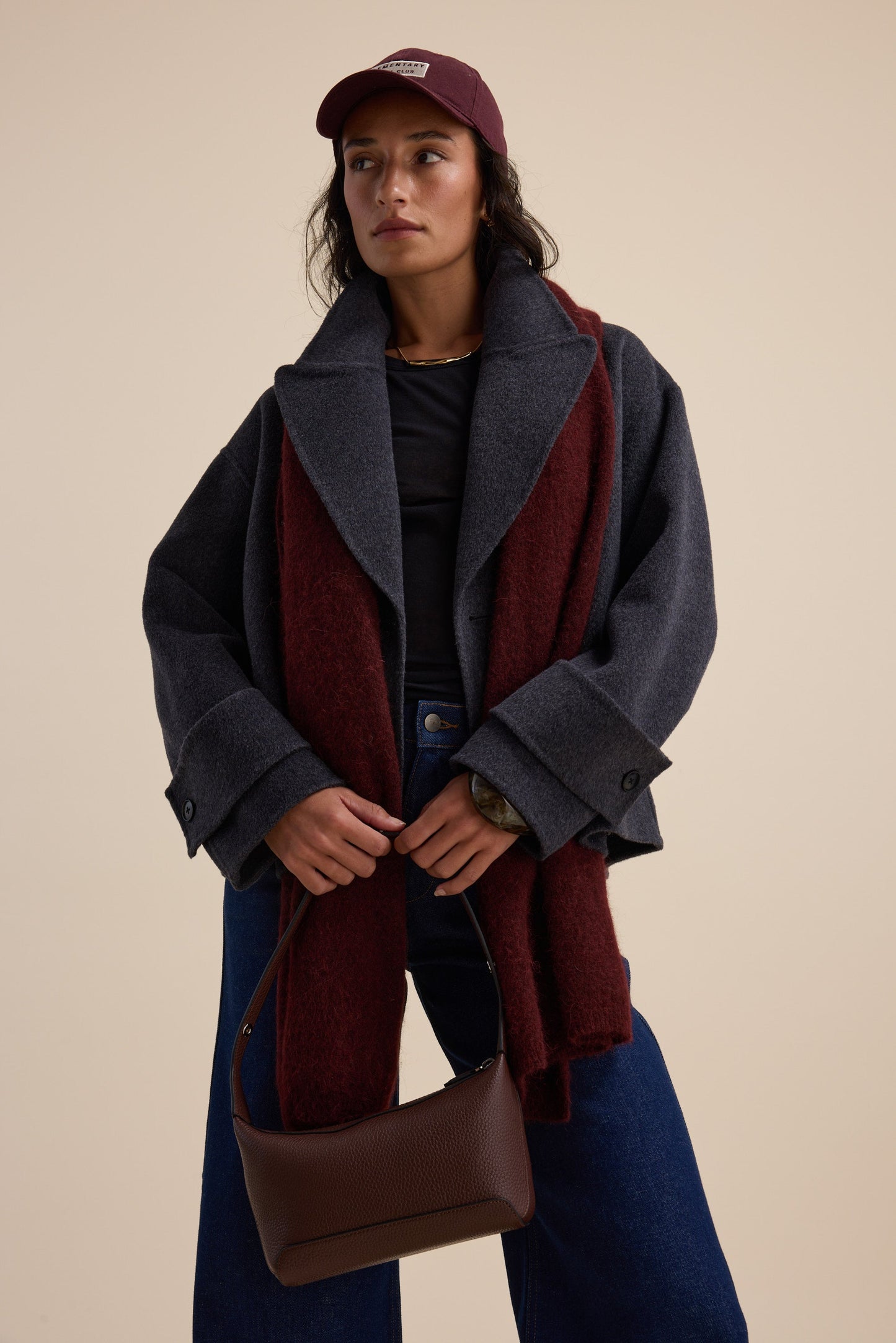 The Double Breasted Wool Blend Coat