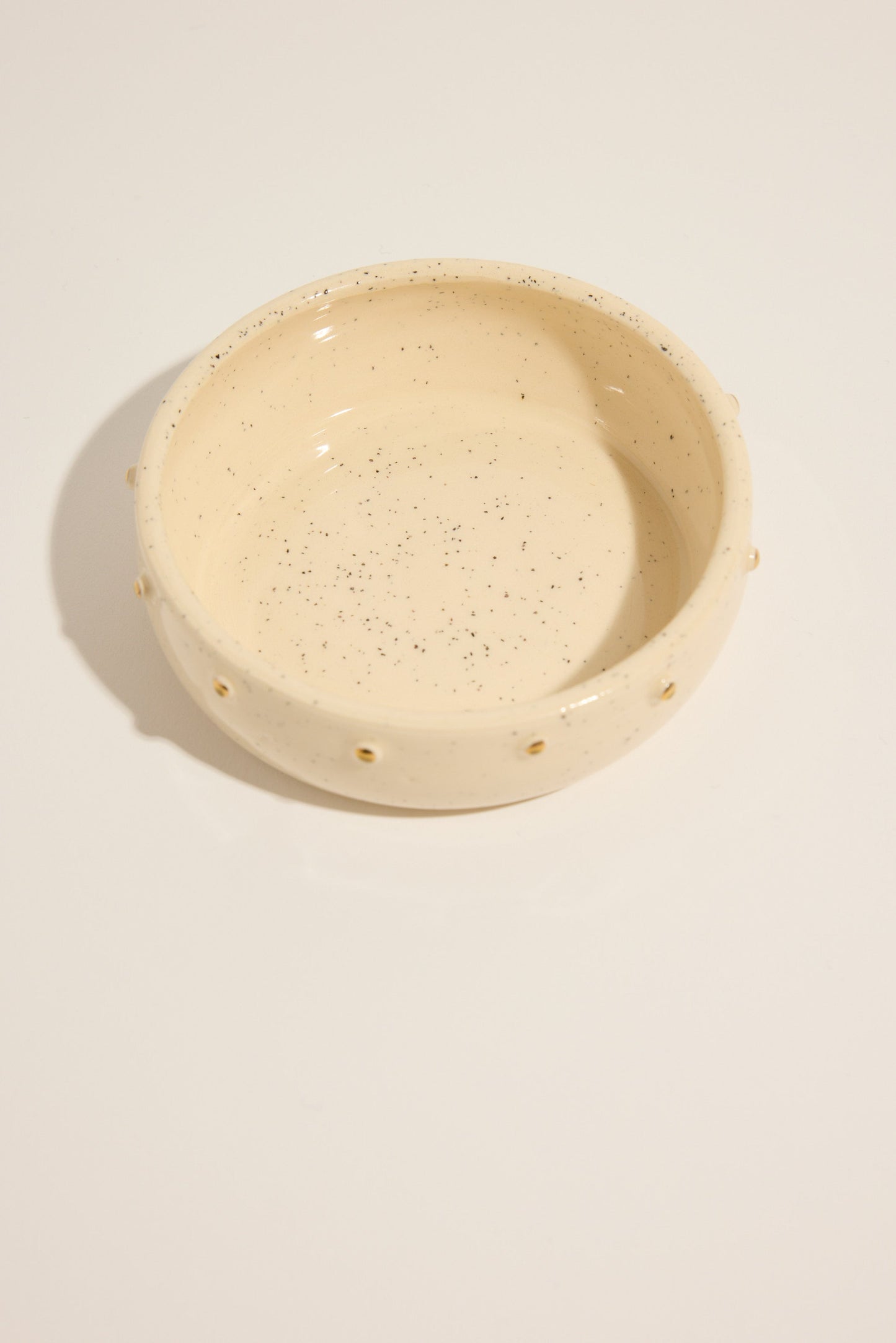 Magnolia Lane Gold Trim Ring Bowl