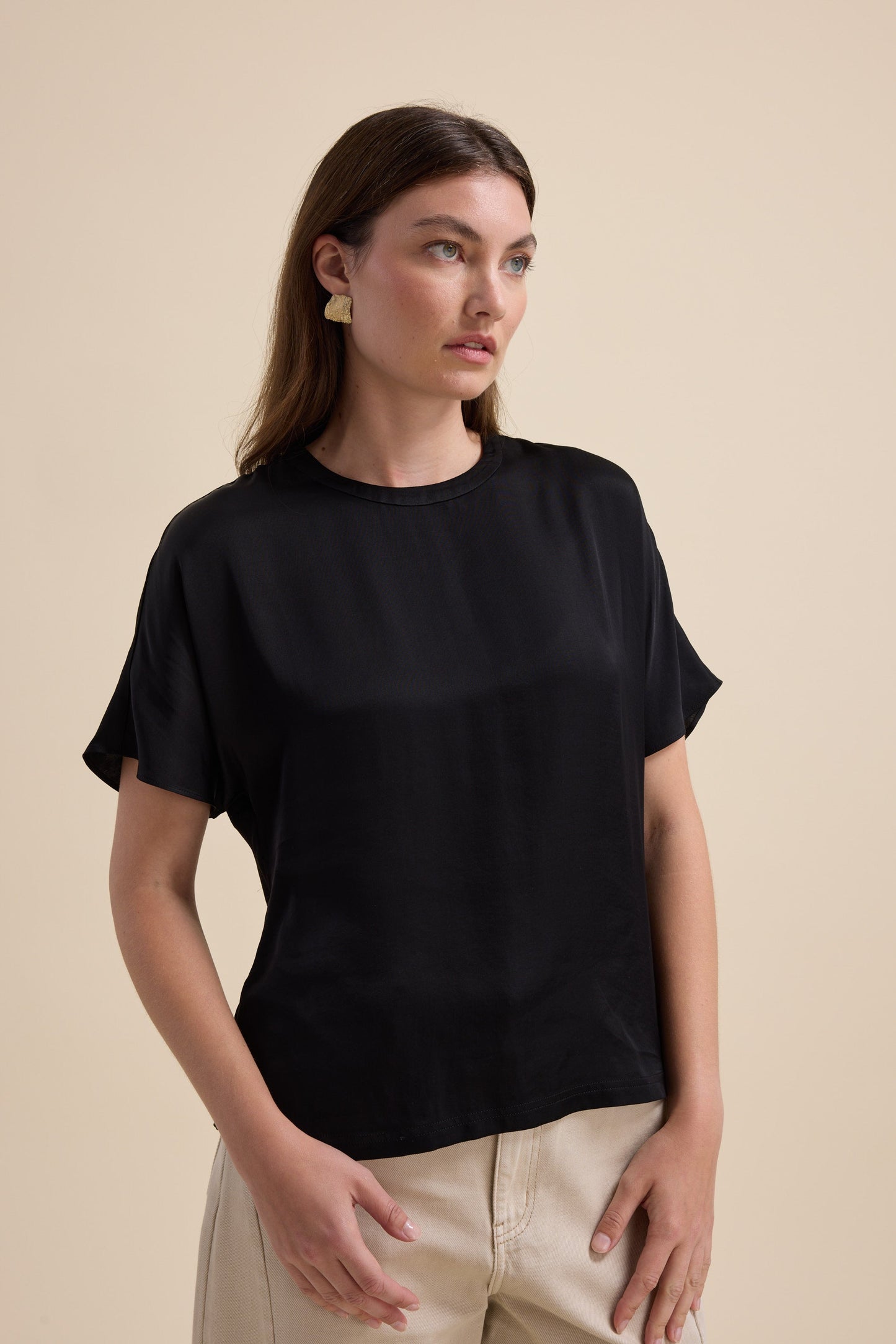 The Satin Shell Top