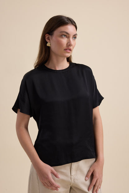 The Satin Shell Top