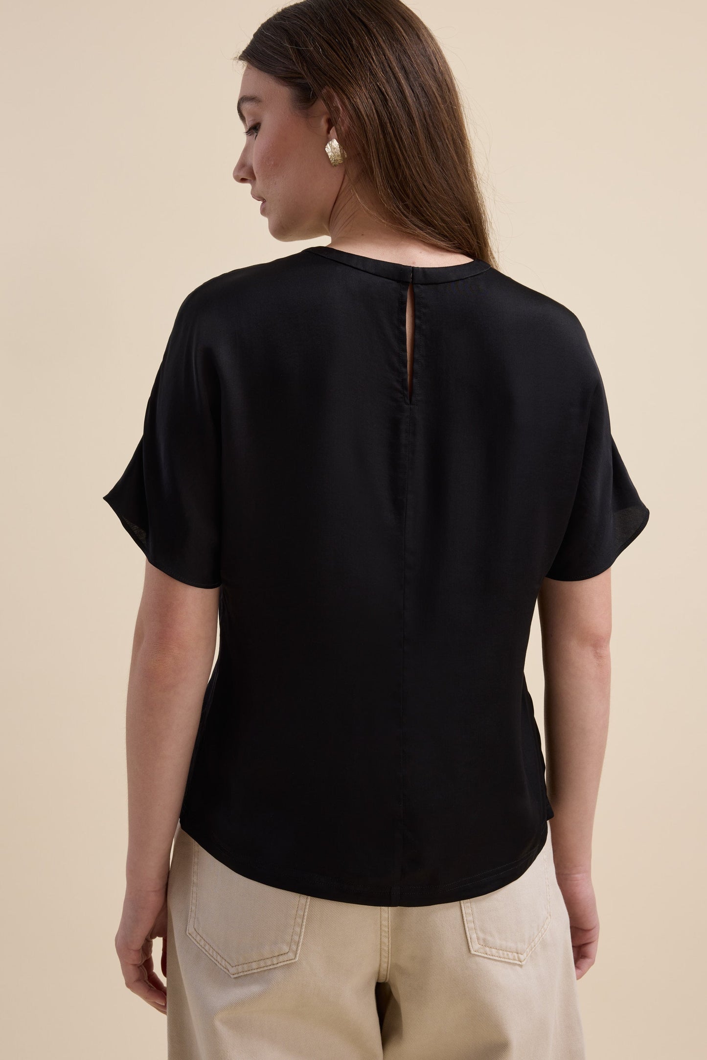 The Satin Shell Top