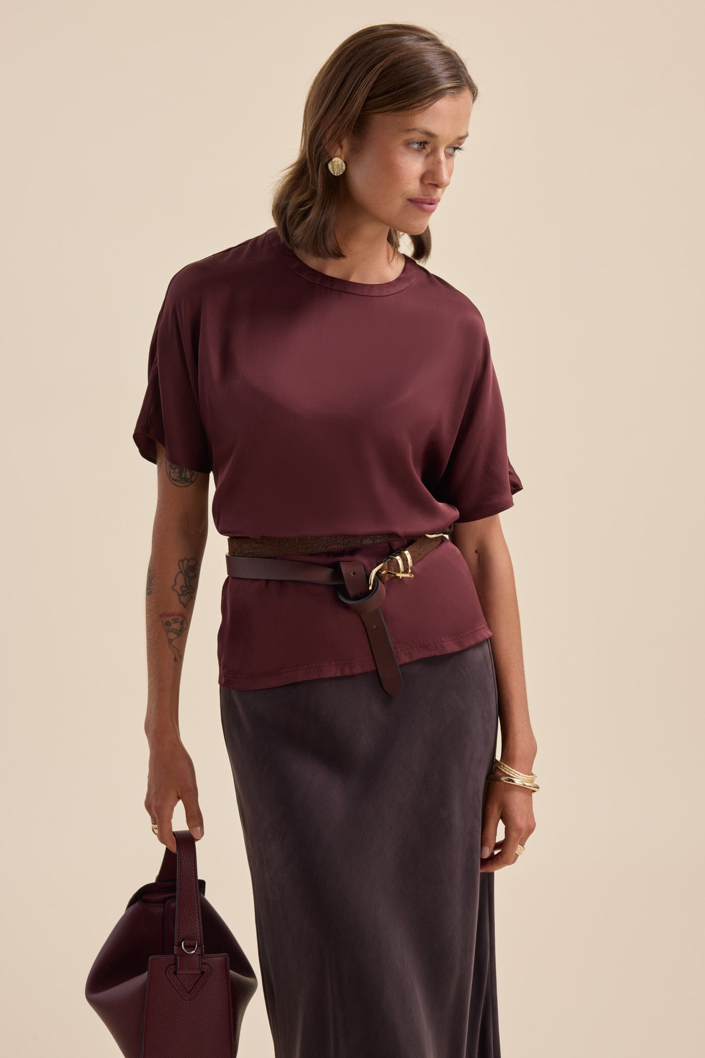 The Satin Shell Top