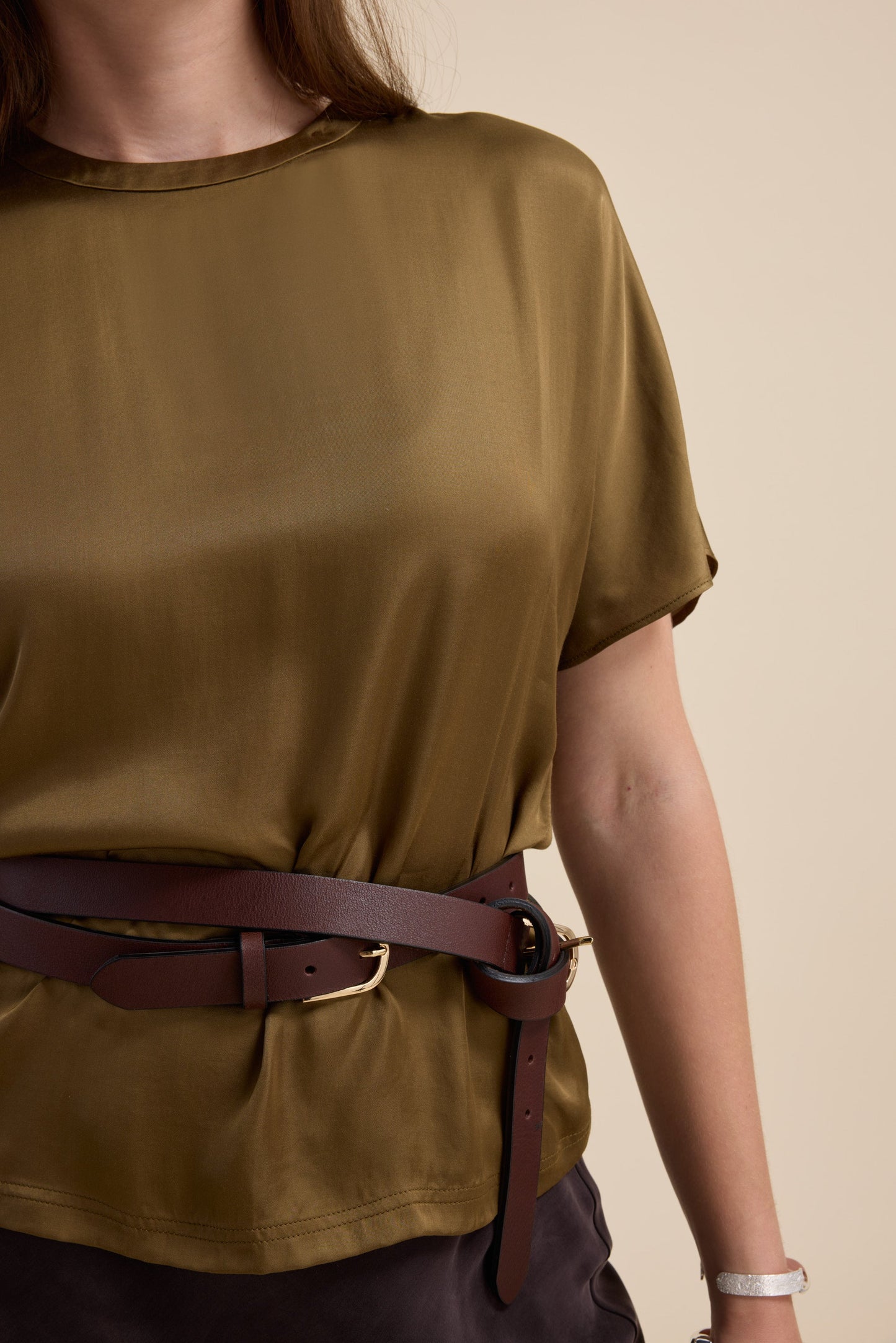 The Satin Shell Top