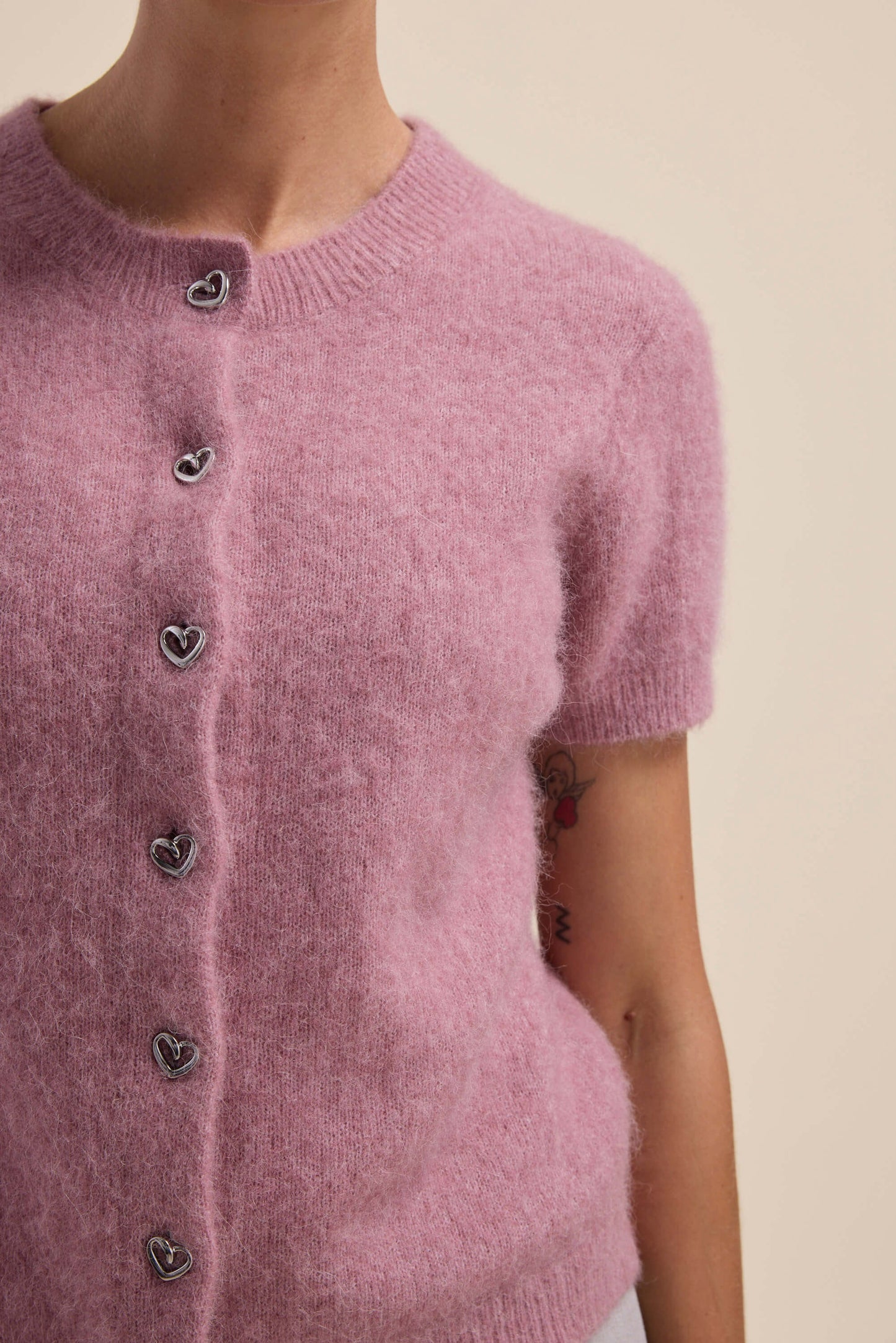 Adelaide Luxe Whisper Short Sleeve Cardigan