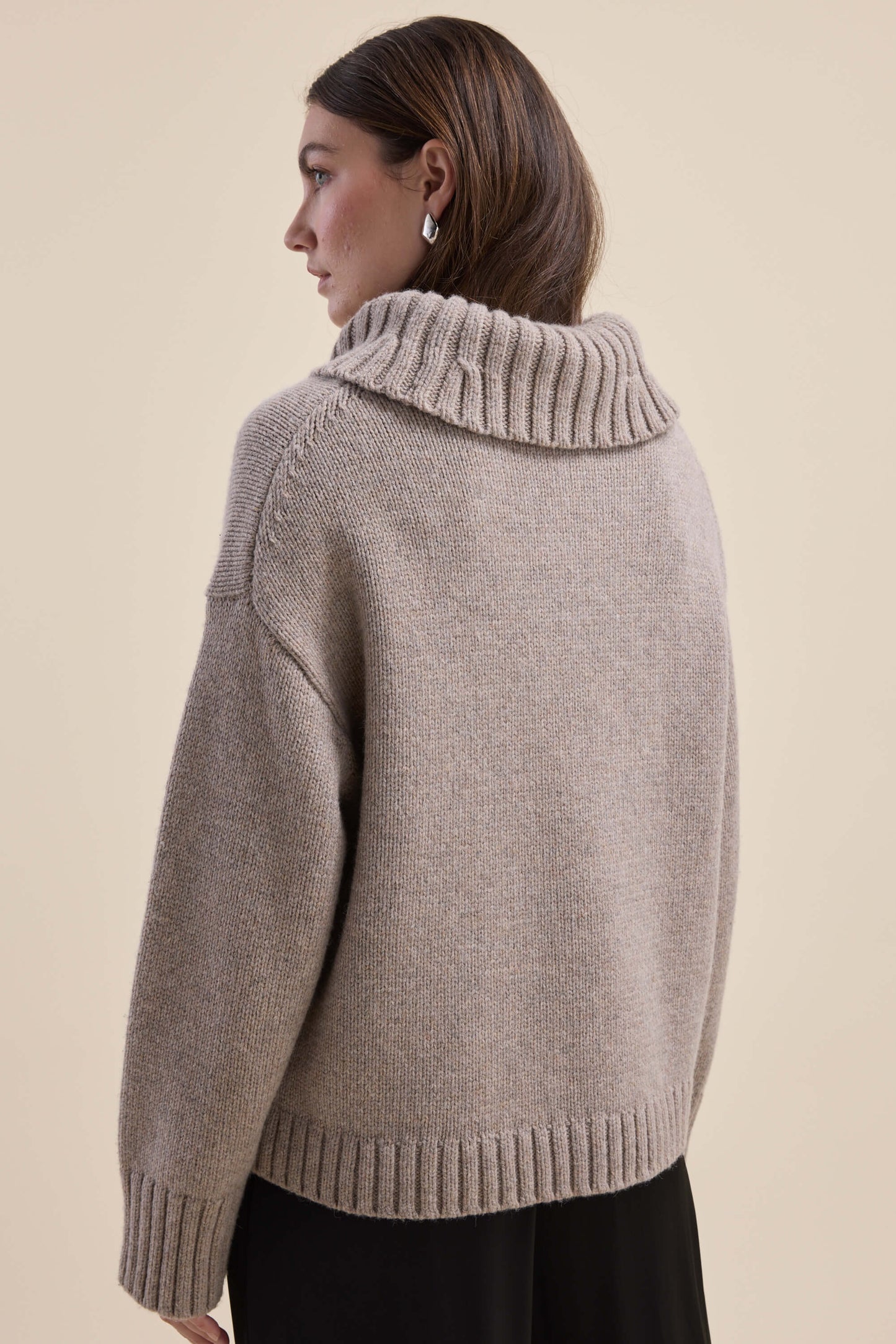 Holly Wool Blend Roll Neck Sweater