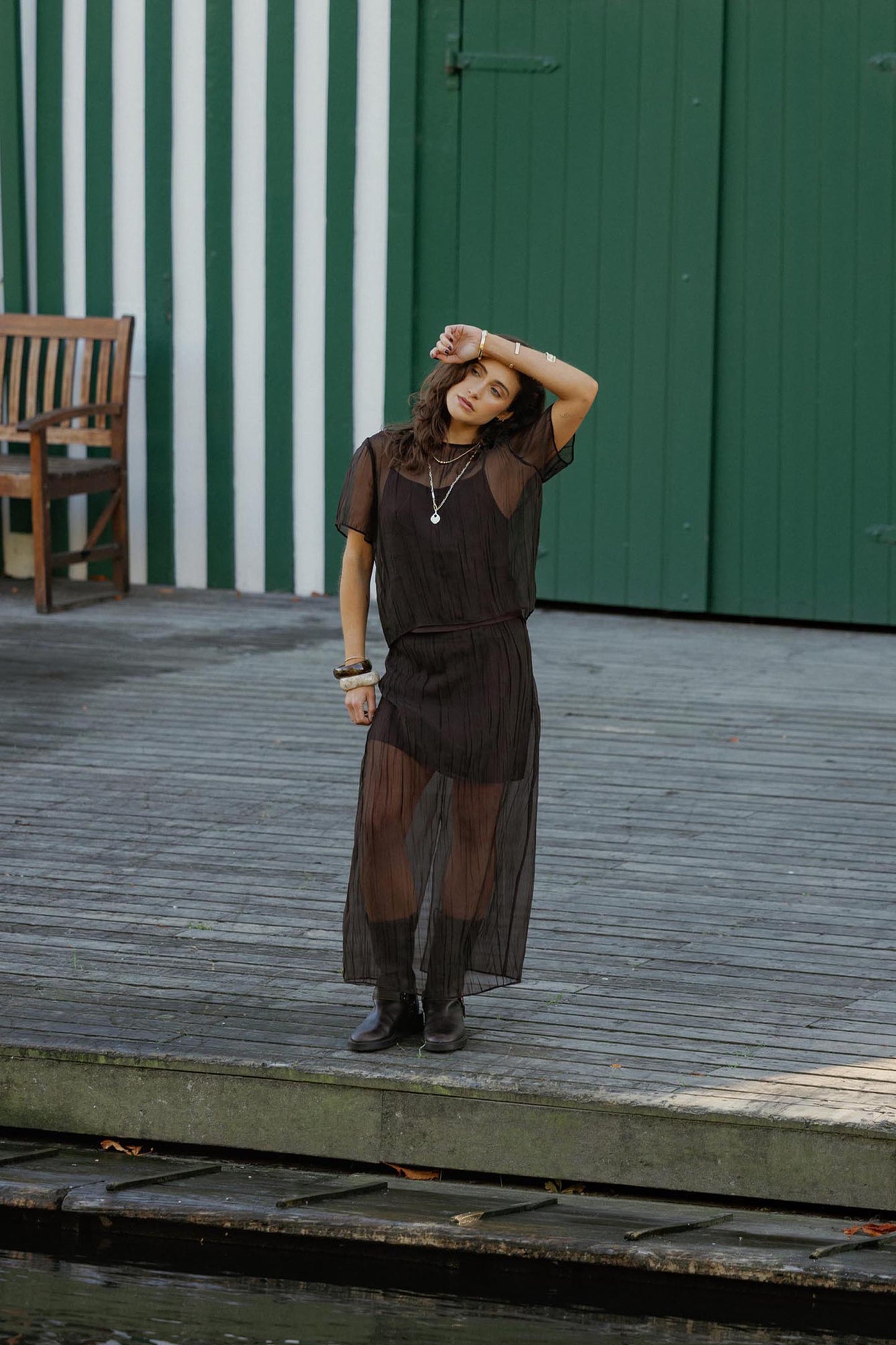 Cass Sheer Top