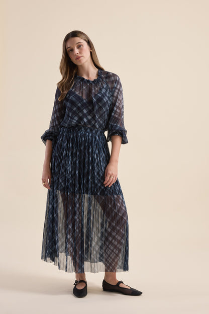 Ryan Pleat Maxi Skirt