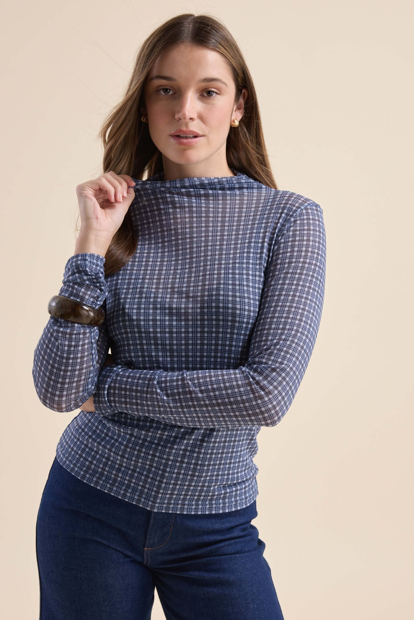 Elementary High Neck Top