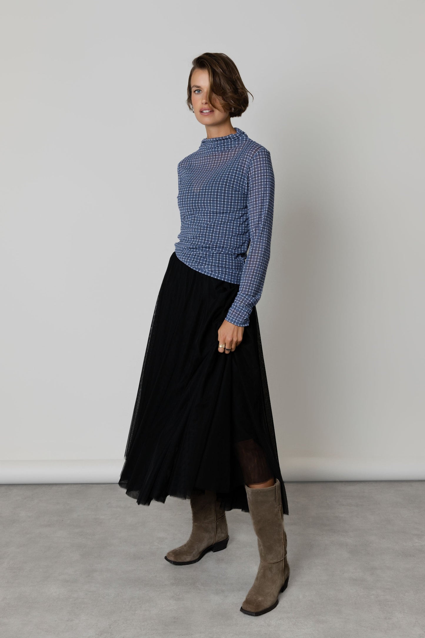 Elementary High Neck Top