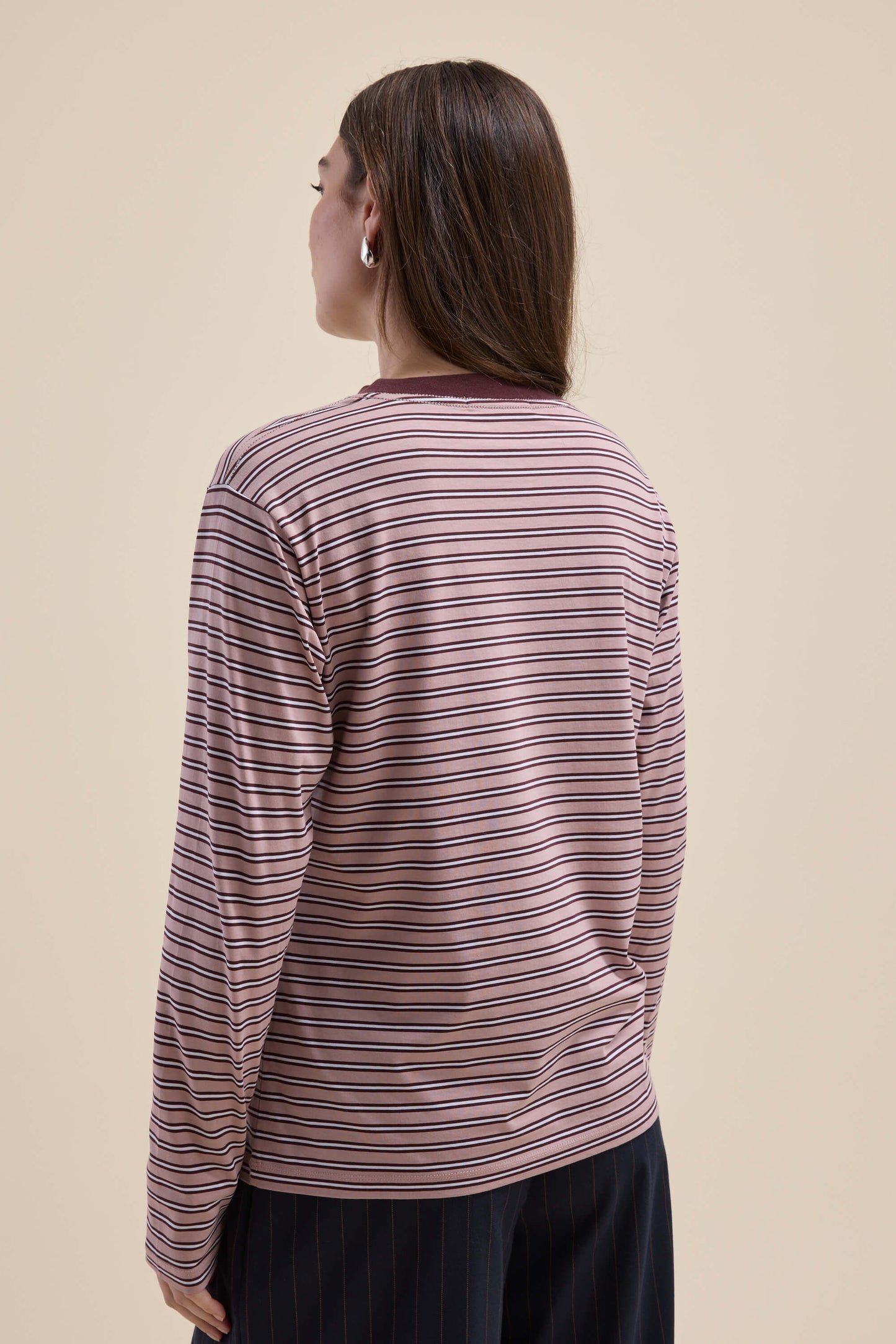 Carmen Long Sleeve Stripe Tee