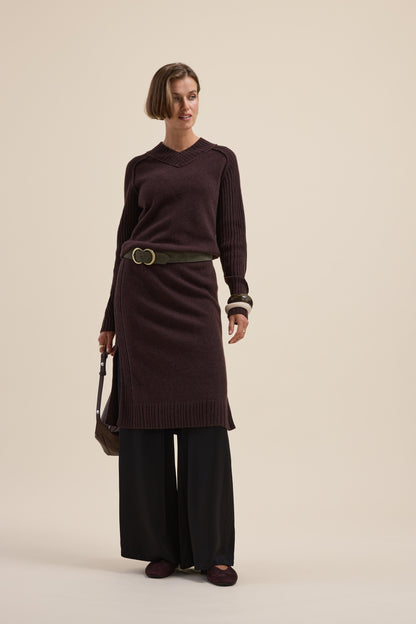 Elementary Knitted Wool Blend Dress