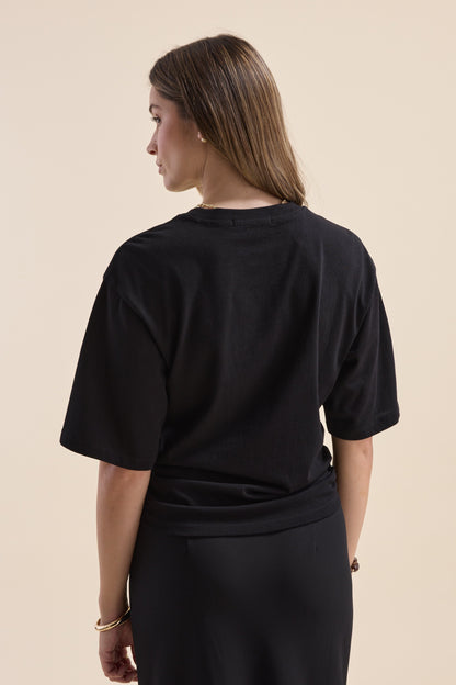 Genevie Gather Detail Tee