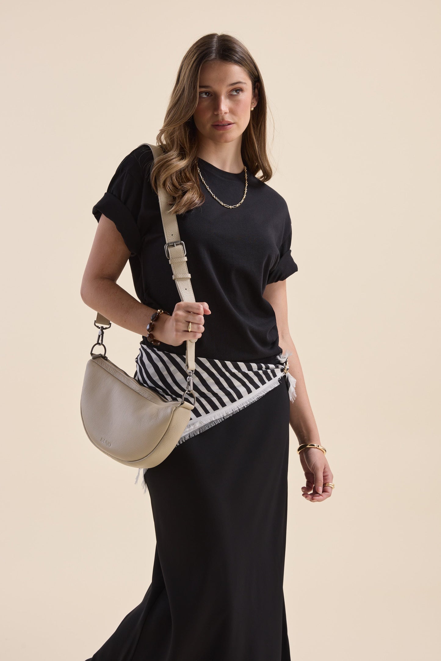 Genevie Gather Detail Tee
