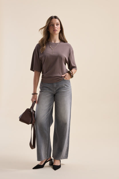 Genevie Gather Detail Tee