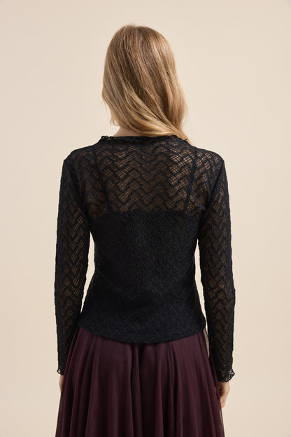 Indiana Lace Long Sleeve Tee