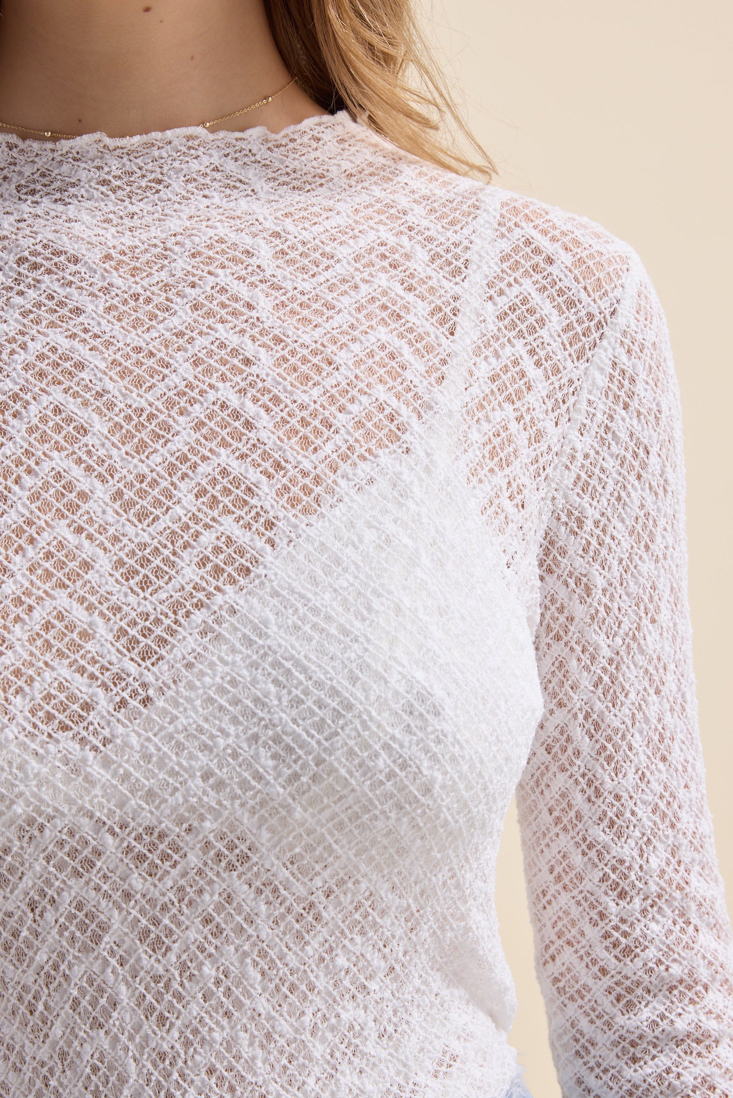 Indiana Lace Long Sleeve Tee