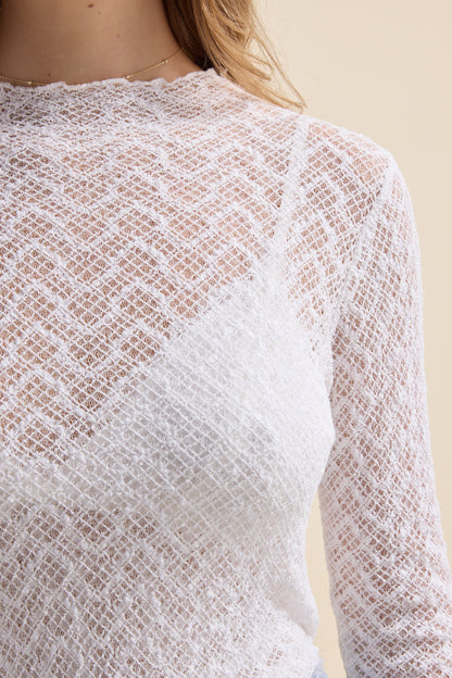 Indiana Lace Long Sleeve Tee