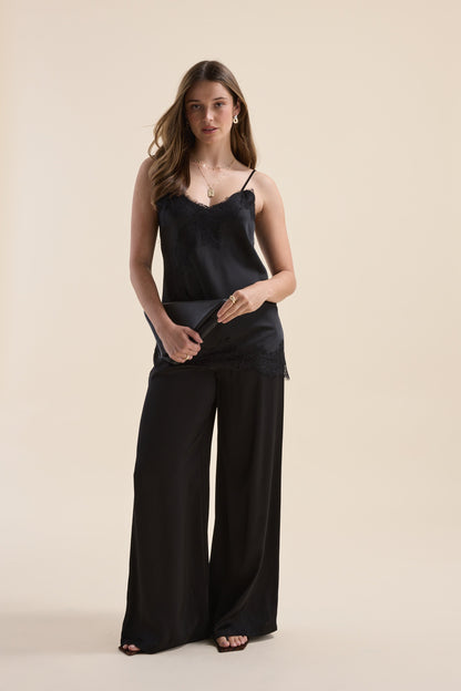 Kennedy Asymmetric Lace Detail Cami