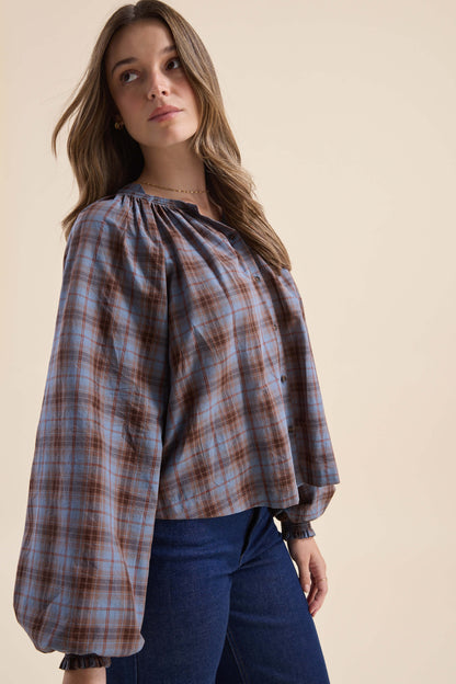 Sutton Button Front Blouse