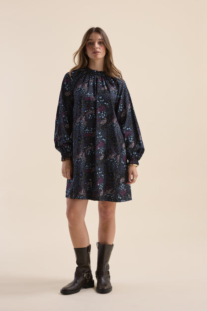 Vera Gathered Mini Dress