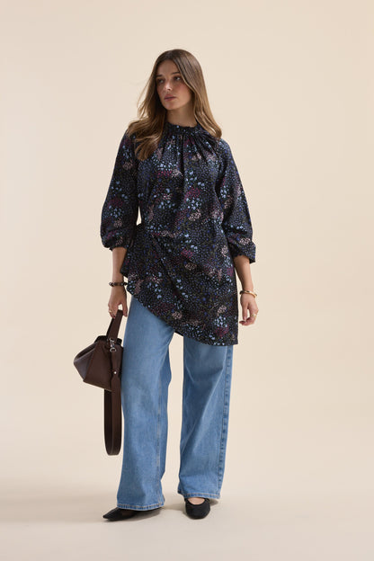 Vera Gathered Mini Dress