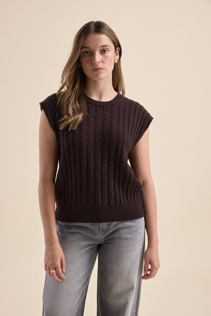 Elementary Cashmere Blend Vest