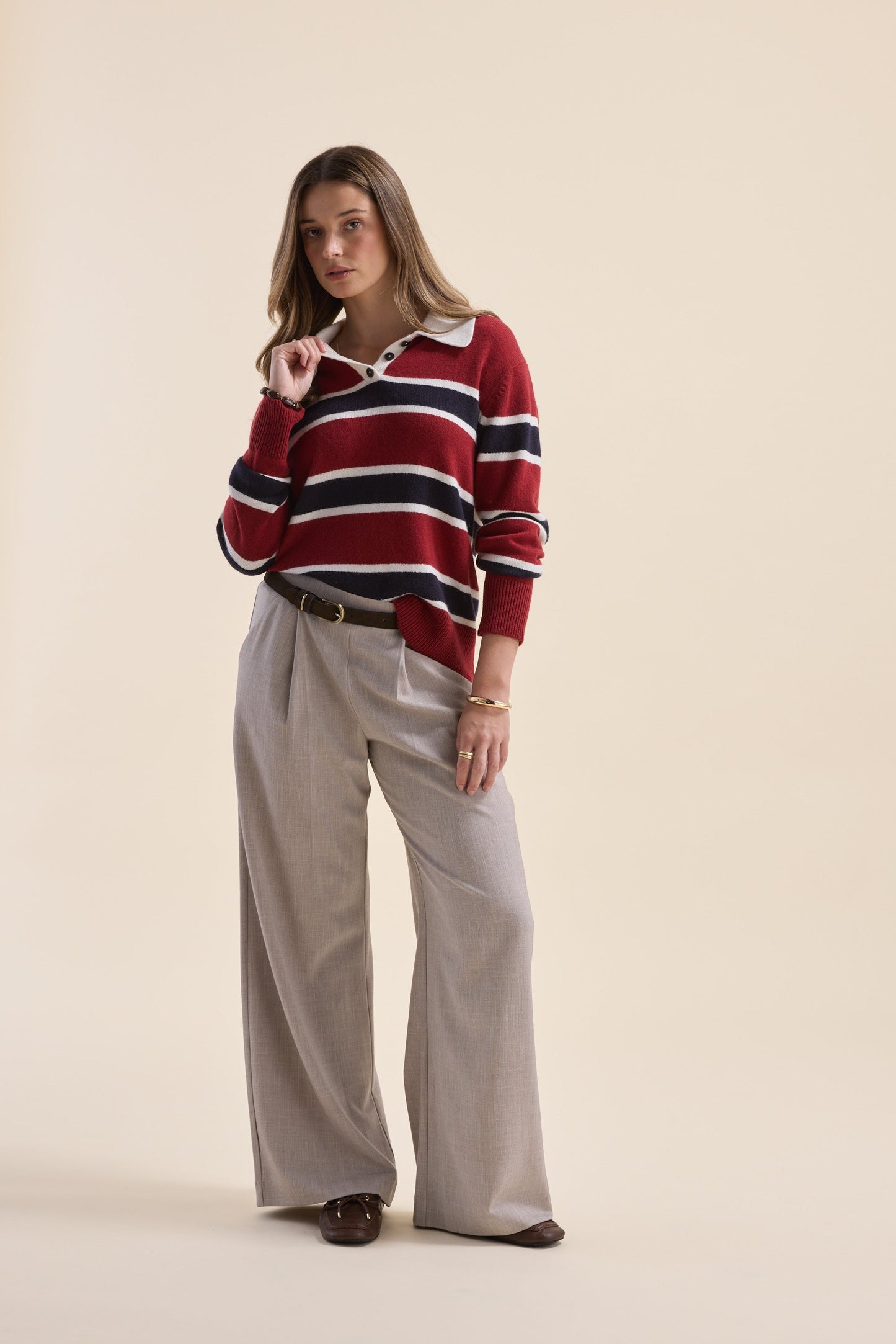 Elementary Wool Blend Polo