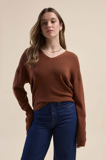The ZQ Merino Relaxed V Neck Sweater