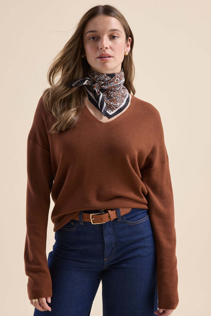The ZQ Merino Relaxed V Neck Sweater