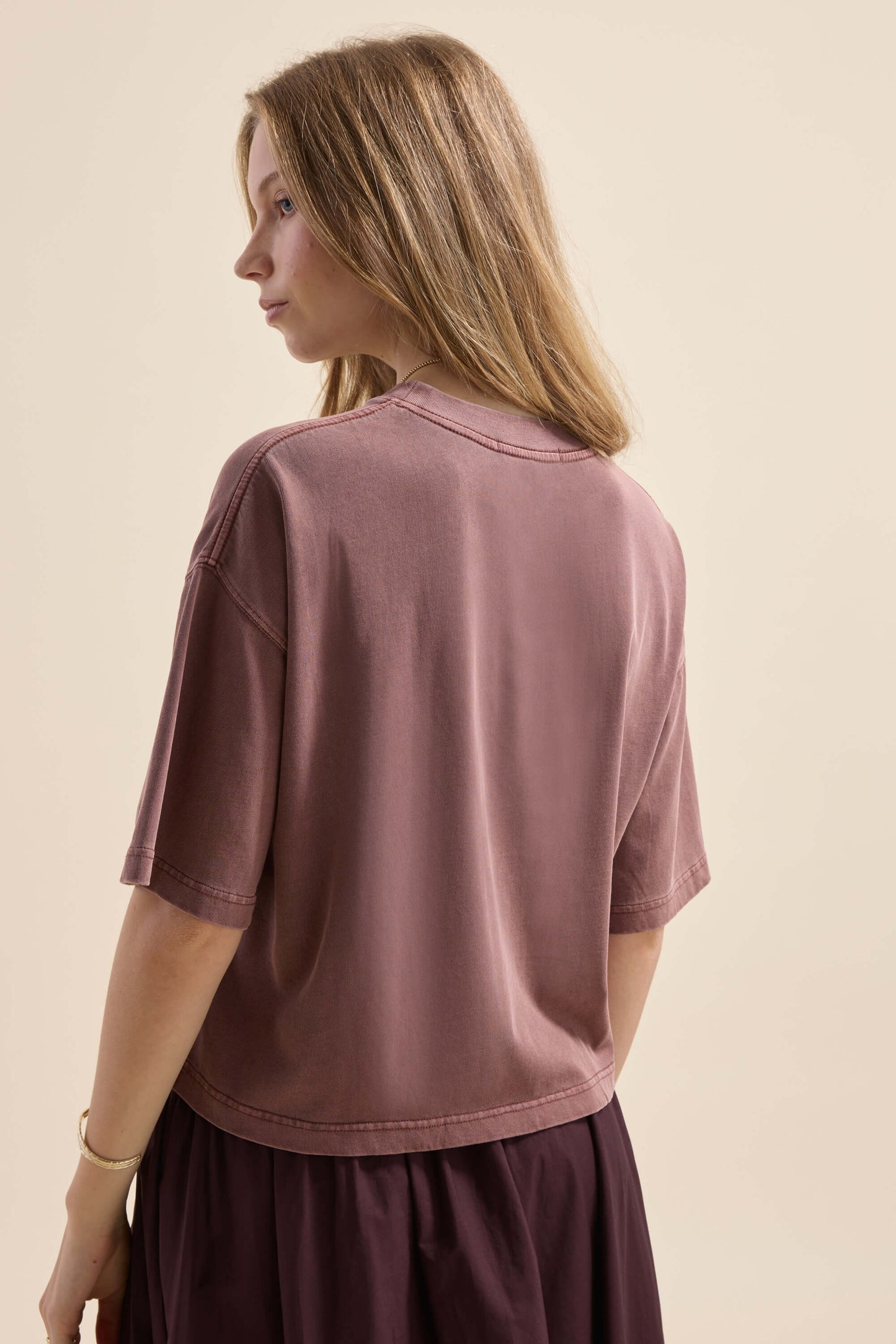 Olive Boxy Tee