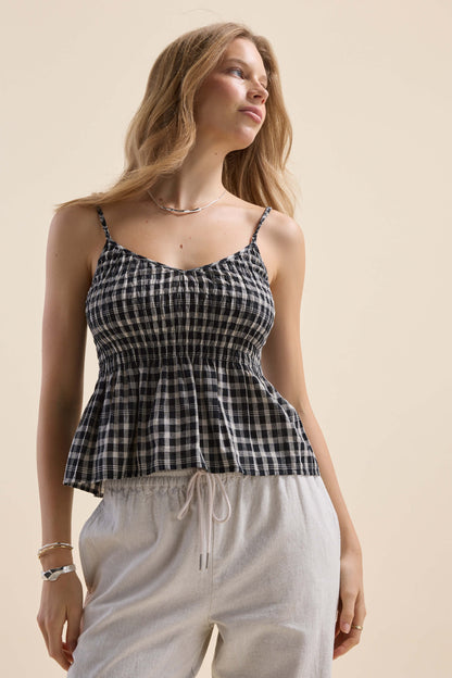Elementary Shirred Cami