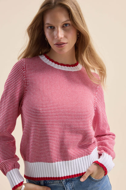 Callie Knit Detail Sweater