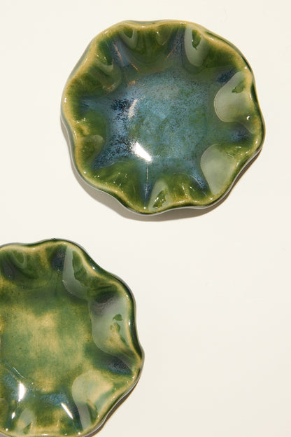 Magnolia Lane Ruffle Trinket Dish