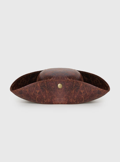 Night Spell Pirate Hat Brown