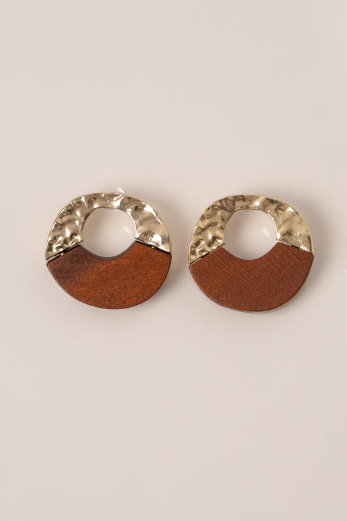 Gold Sunny Escape Earrings
