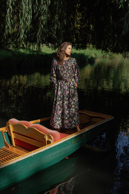 Brooke Shirred Long Sleeve Dress