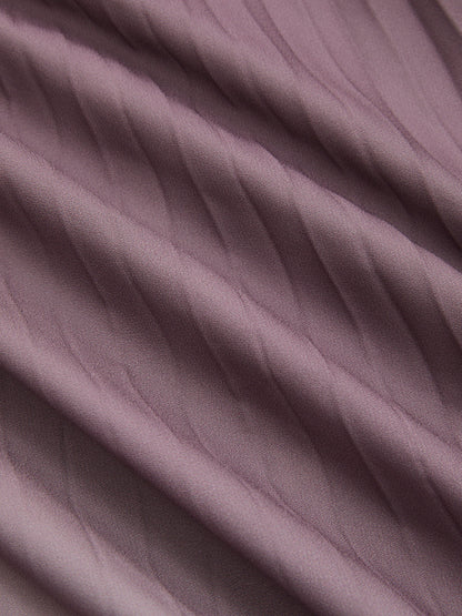 Gradient Pleated Maxi Skirt