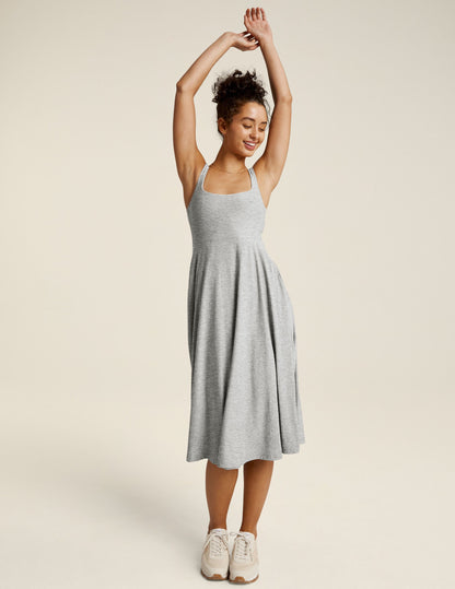 Featherweight At The Ready Square Neck Dress