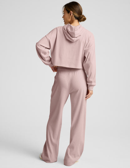 Breathe Easy Ribbed Wide Leg Pant