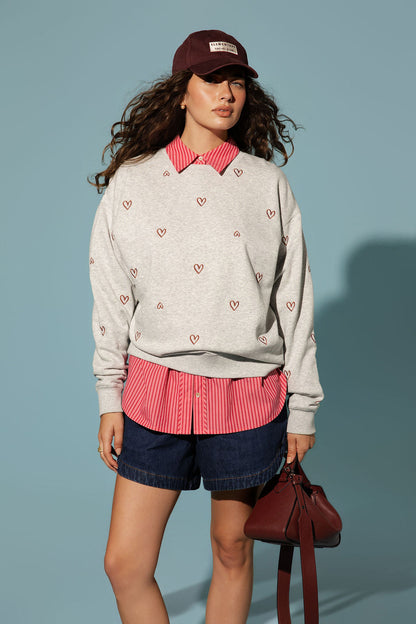 Poppy Boyfriend Sweatshirt
