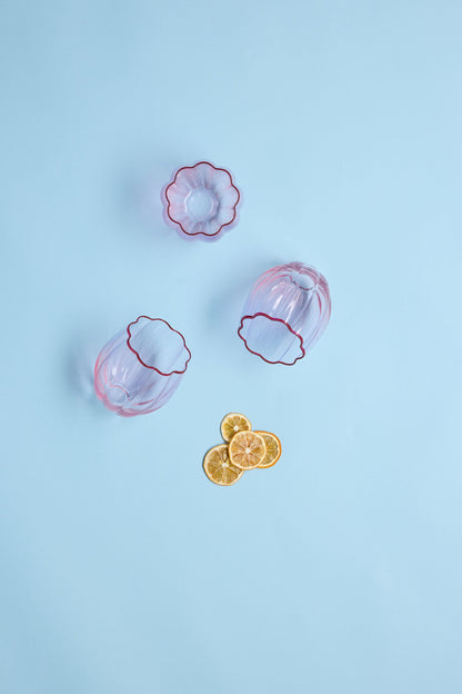 Homelab Petal Stemless Glass Set