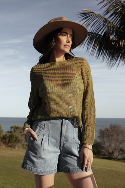 Louisiana Pleated Short