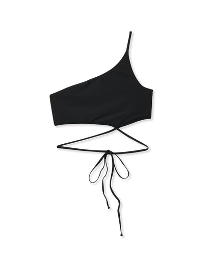 Salma One-Shoulder Strappy Bikini Top